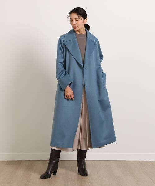 カシミヤラップコート （その他アウター）｜INED / イネド