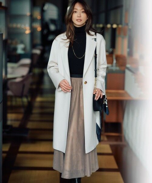 CLASSY.1月号掲載】ウールカシミヤビーバー チェスターコート （その他