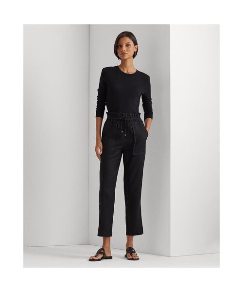 Ralph Lauren パープルレーベルリネン ガウチョパンツワイドパンツ0