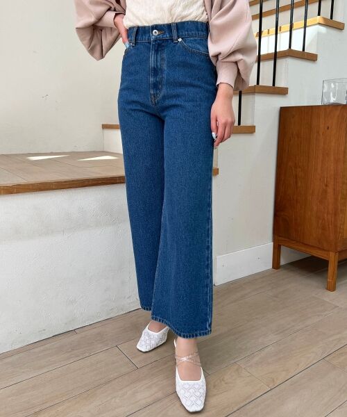 セール】 ウォッシュデニムワイドパンツ （デニムパンツ）｜MAJESTIC