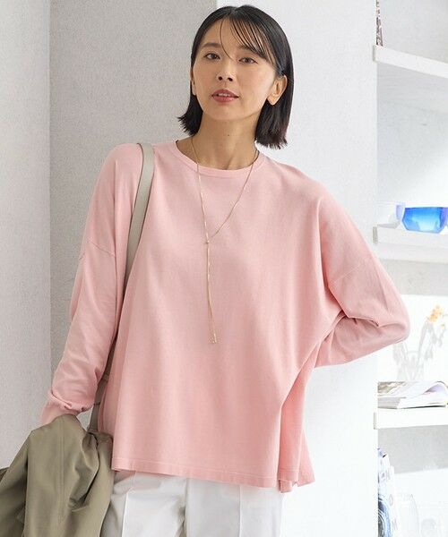 セール】 【洗える】プレミアムビオコットン ビッグシルエット ニット