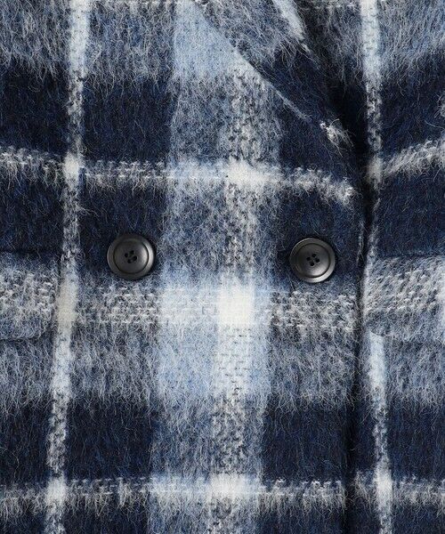 セール】 【一部店舗限定】アルパカシャギーチェック コート