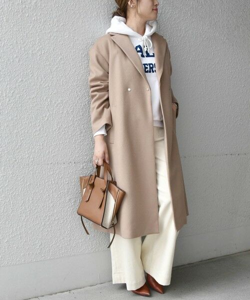 セール】 SHIPS any: SUPER100 シンプルチェスターコート （その他