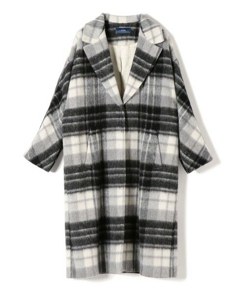 セール】 MANTECO シャギーチェックコート◇ （その他アウター