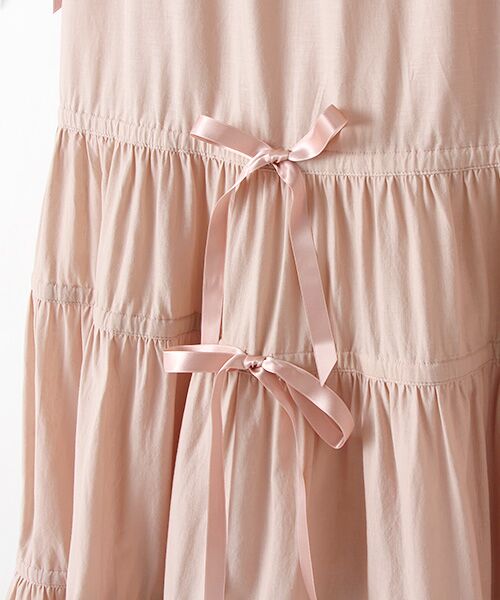 セール】 綿麻ボイルワッシャーワンピース （ロング・マキシ丈