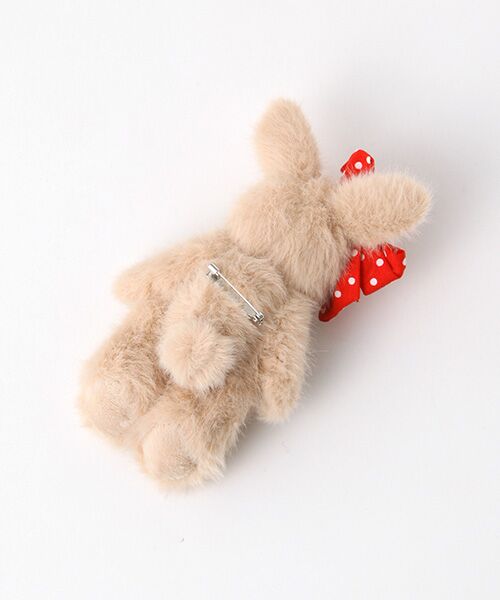 ピンクハウス/うさぎぬいぐるみブローチ茶色新品タグ付き ピンクハウス