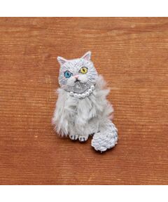 トイプードルブローチ （ハット）｜Rose Tiara / ローズティアラ