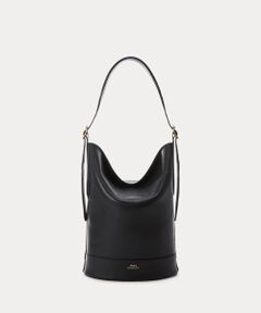 POLO RALPH LAUREN 青 バケットバッグ タッセル付き