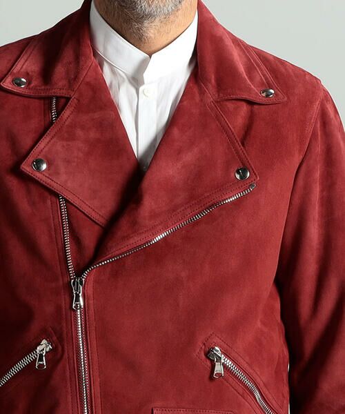 セール】 【別注】DENIM×TOMORROWLAND ゴートスエード ダブル