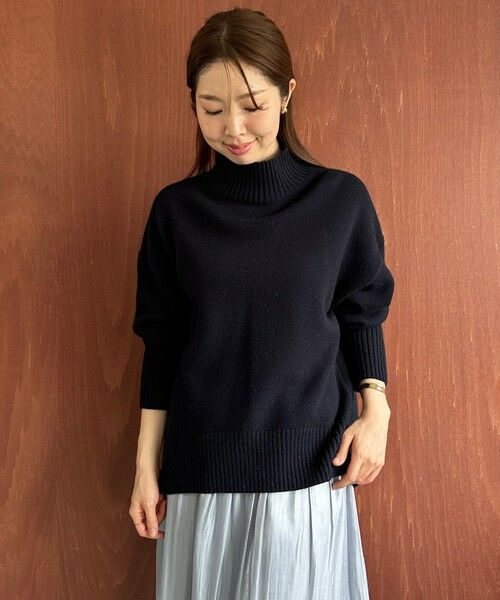 セール】 カシミヤブレンド ハイネック ラメニット （ニット・セーター
