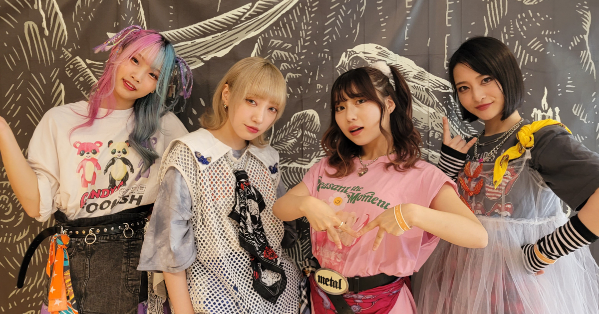 HARAJUKU CORE”ガールズメタルバンド「花冷え。」インタビュー後編
