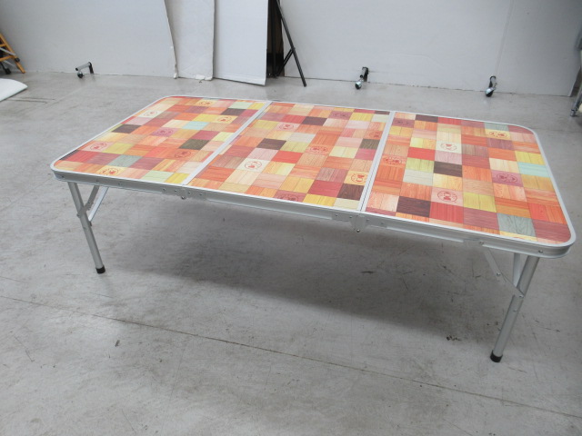 ナチュラルモザイクリビングテーブル 140プラス | アウトドア用品