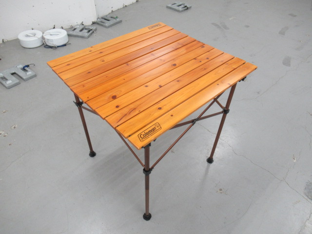 コールマン(Coleman) テーブル ナチュラルウッドロールテーブル