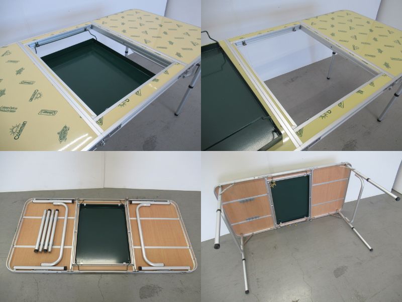 Coleman 三折BBQテーブル モデル170-7622 Coleman 三折BBQテーブル