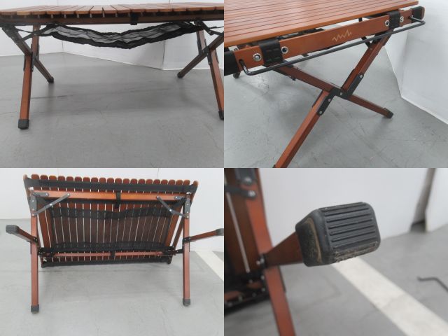 アルペンアウトドアーズ ウッドロールテーブル90 アルペンアウトドアー