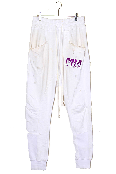 CVTVLIST カタリスト USUAL PANTS ダメージ加工 スウェットパンツ