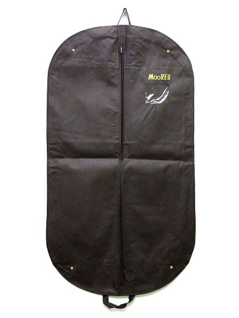 ムーレー MOORER 新品同様 ガーメントケース スーツカバー 茶 ブラウン