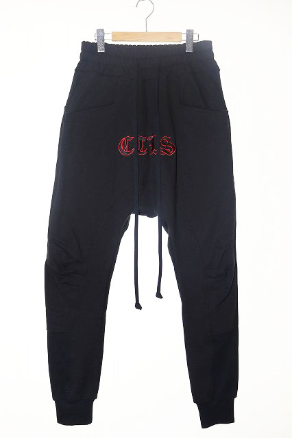 カタリスト CVTVLIST USUAL PANTS BLACK SIZE1 スウェット サルエル