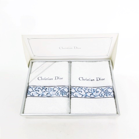 クリスチャンディオール Christian Dior フェイスタオル × 2枚 同商品2