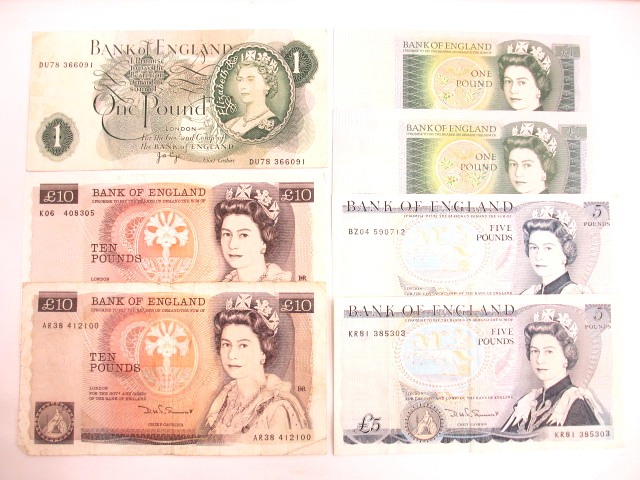 イギリス 旧紙幣(ポンド)セット 旧イギリス紙幣 £20×5枚