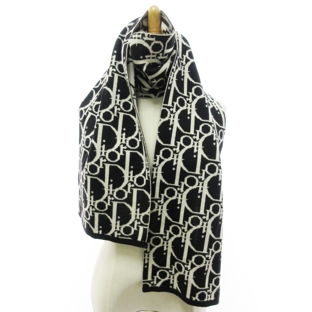 クリスチャンディオール Christian Dior 希少 トロッター柄 マフラー