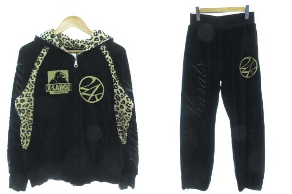 24karats ジャージ セットアップ ヒョウ柄 ベロア EXILE Mサイズ 希少