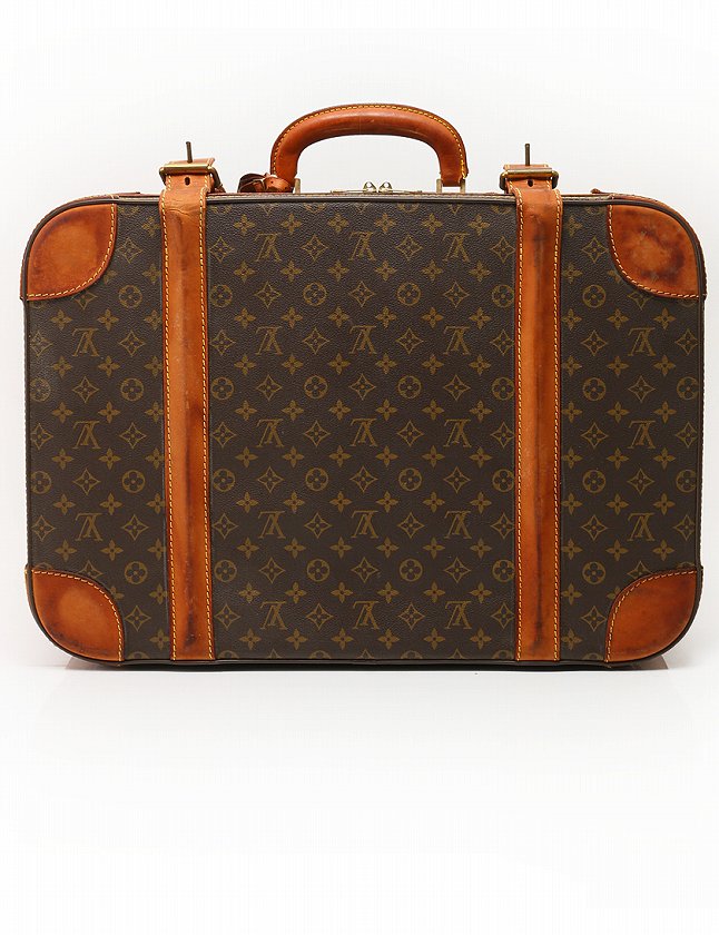 ルイヴィトン LOUIS VUITTON トランクケース バッグ モノグラム 茶色