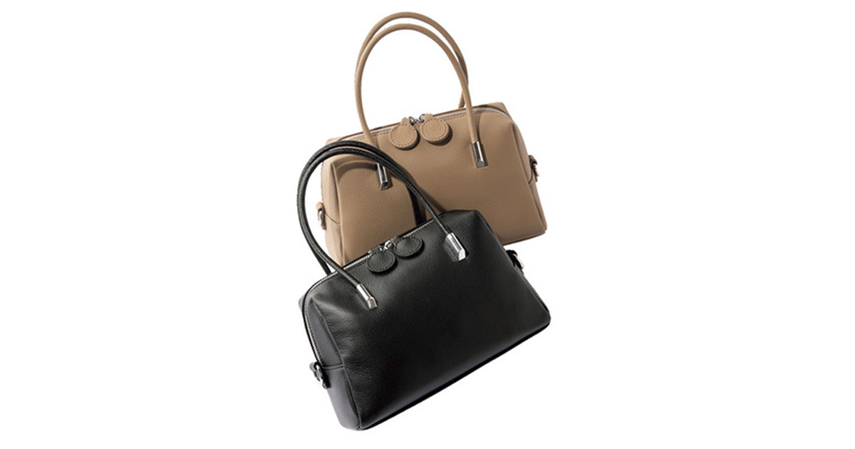 母行事バッグ新定番】収納力も◎の『シンプルミニボストン』は持ってて