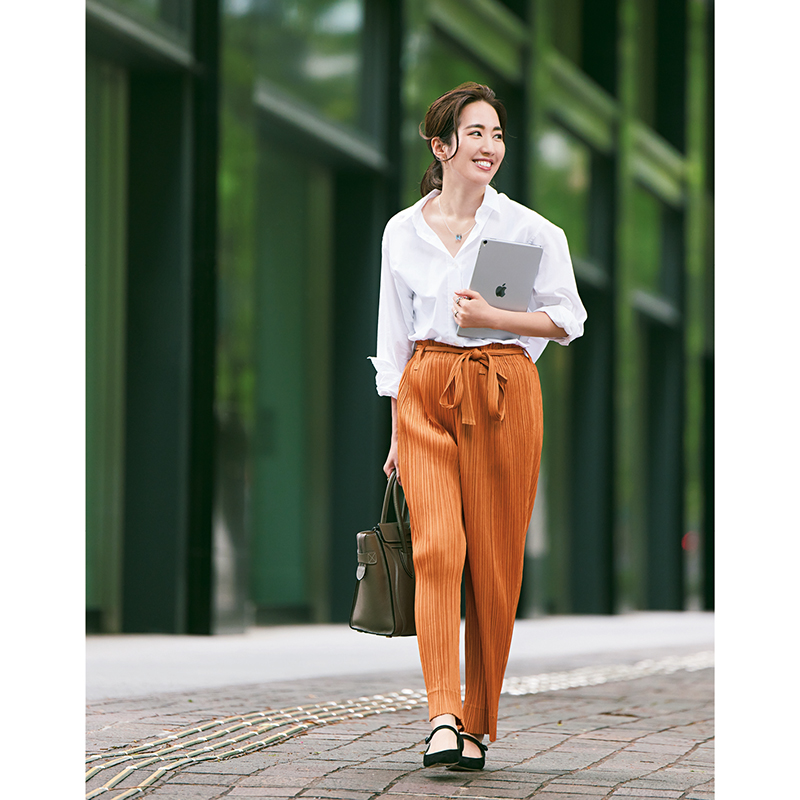 PLEATSPLEASEISSEYMIYAKE】ワイドパンツ Pleats Please Issey Miyake