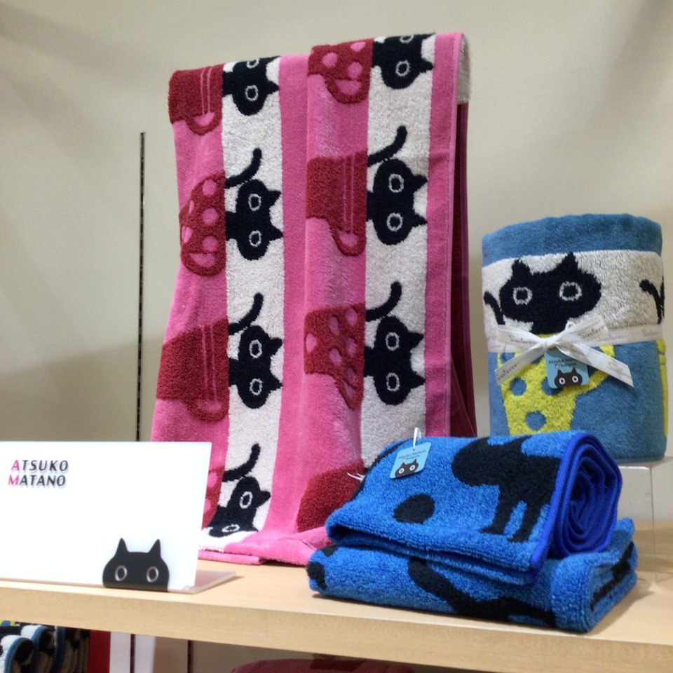 アツコマタノ フェイスタオル （フェイスタオル）34×75cm ピンク 綿100