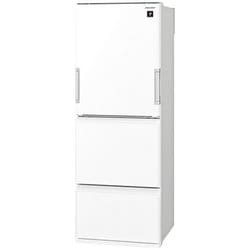 SHARP 冷蔵庫 ホワイト プラズマクラスター 左右開き SJ-G413G Amazon