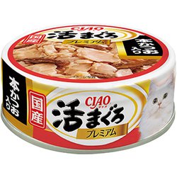 CIAOチャオ「活まぐろプレミアム」国産 70g×72缶 （3種の味） CIAO