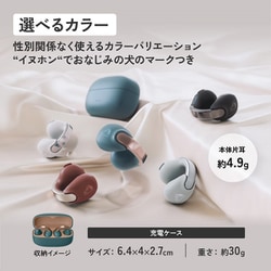 ヨドバシ.com - Victor ビクター 完全ワイヤレスイヤホン イヤーカフ型