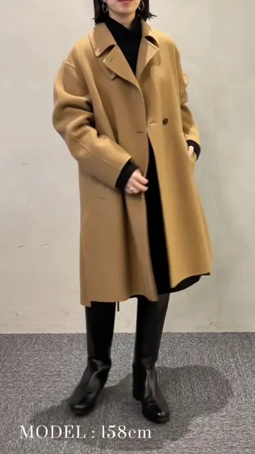 滝沢眞規子さん着用/Oggi掲載】MANTECOPure リバーコート / 23区