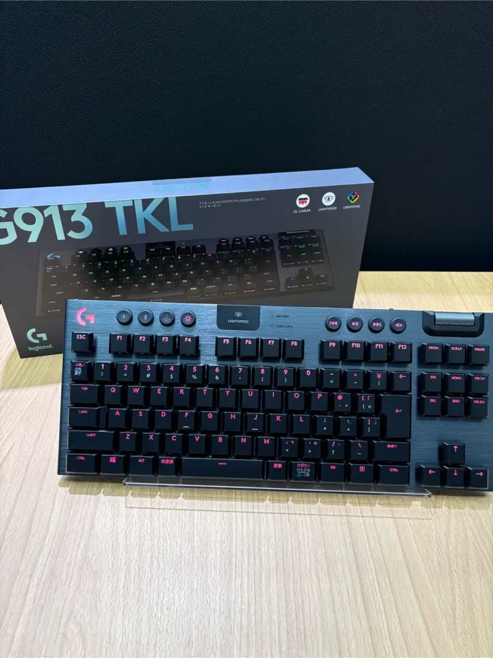 Logicool G913 TKL LIGHTSPEED Wireless RGB Mechanical Gaming