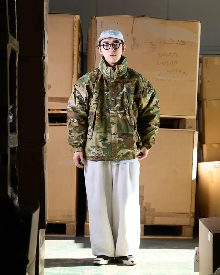 実物 USED 米軍 ACU コンバット ジャケット UCP ミリタリー