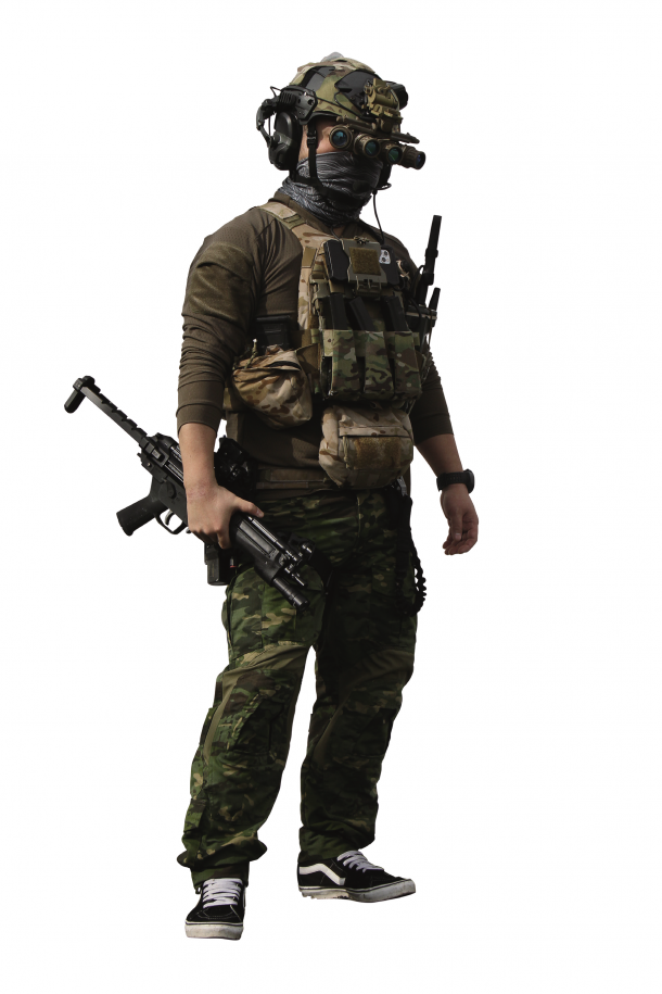 マルチカムプレートキャリア、マルチカムヘルメットセットアップ