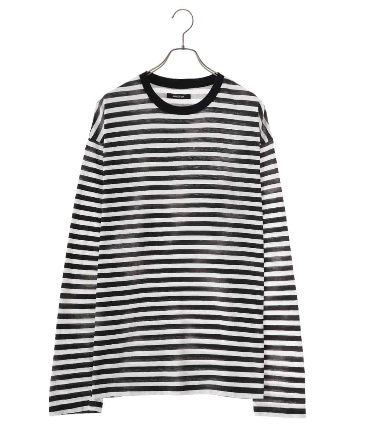 トップス 25ss MINEDENIM Big Nosleeve Border T-SH トップス 25ss