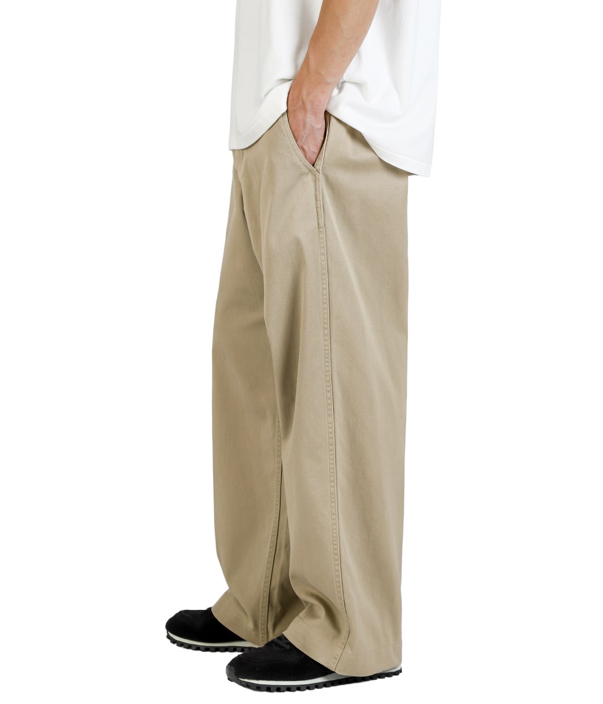 SELVEDGE WEAPON WIDE TROUSERS | GOLD(ゴールド) / パンツ チノパンツ