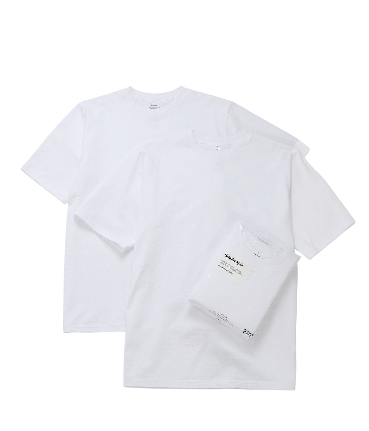 2-Pack Crew Neck Tee | Graphpaper(グラフペーパー) / トップス