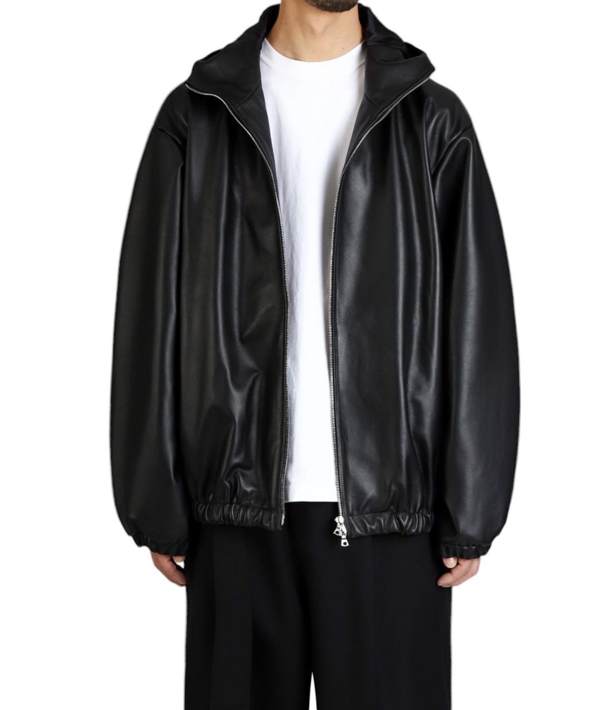 LEATHER HOODED SHORT JACKET | ssstein(シュタイン) / アウター