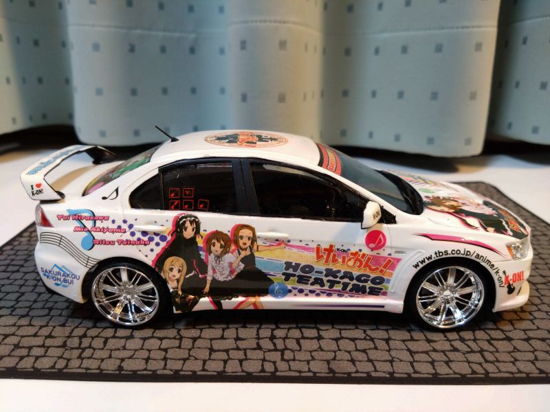 痛車#23》三菱ランサーエボリューションX【けいおん！】 | てぃーだ