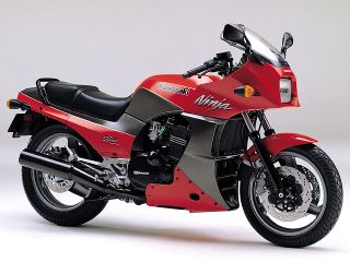 t*u様 gpz900r A9 Kawasaki バイク タンク 青 銀 カワサキ（KAWASAKI