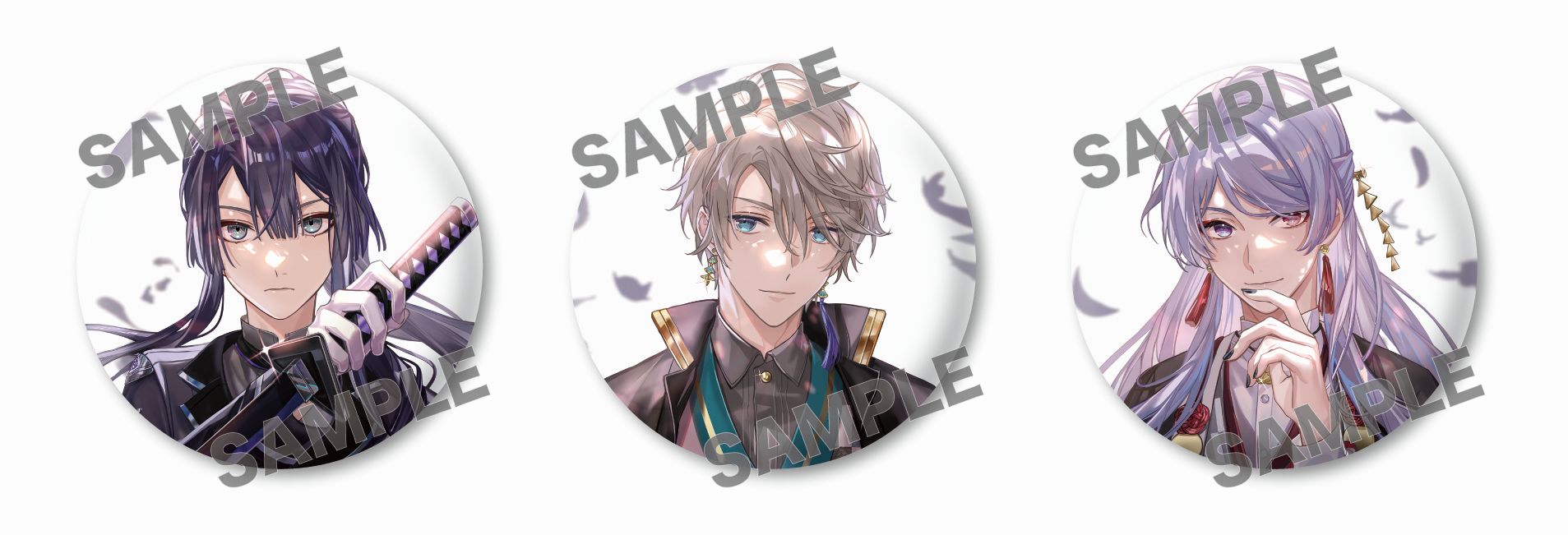 甲斐田晴 三華の樂 缶バッジ 最終価格☆VΔLZ ヴァルツ 三華の