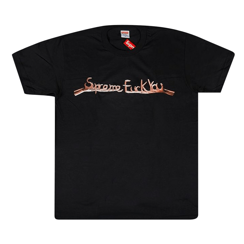 Buy Supreme Fuck You Tee 'Black' - FW18T22 BLACK | GOAT