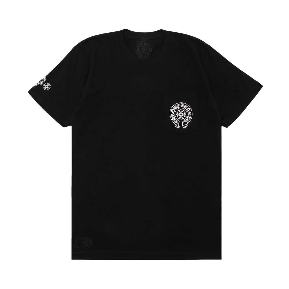 Buy Chrome Hearts USA Gradient Horseshoe T-Shirt 'Black' - 1383