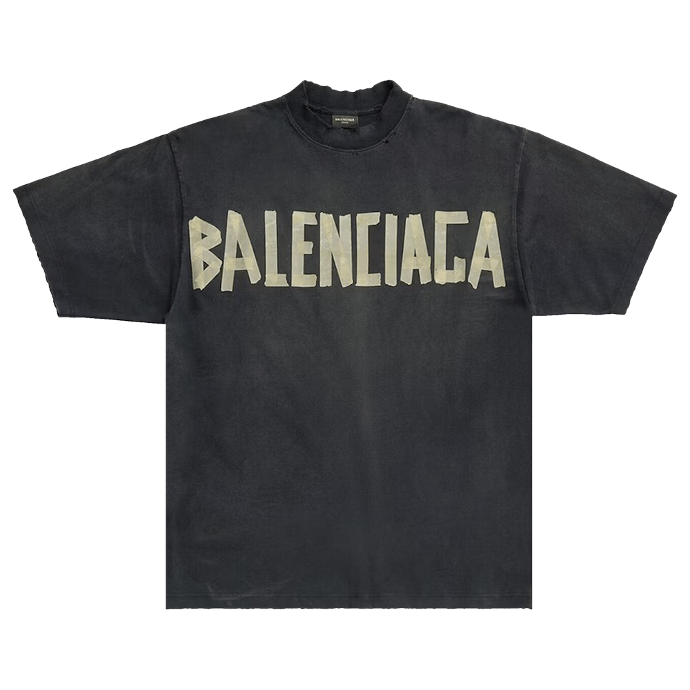 Buy Balenciaga Tape Type Medium Fit T-Shirt 'Black