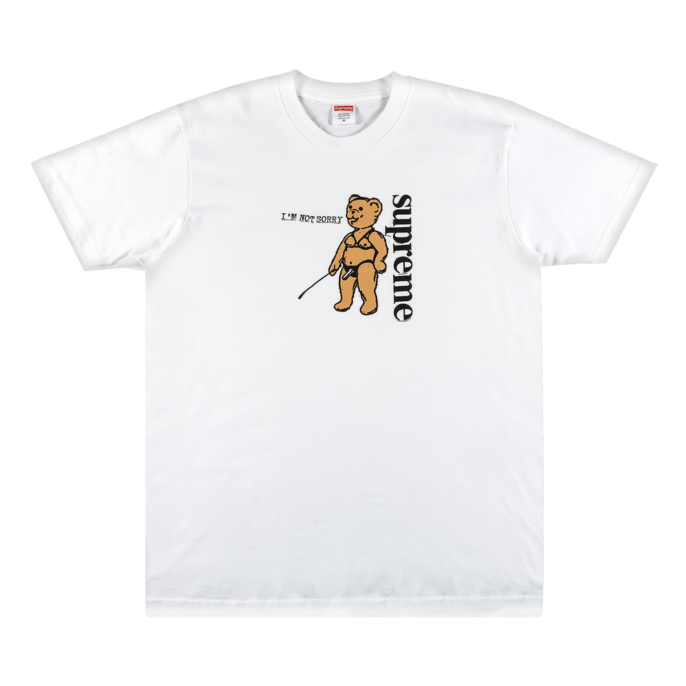 Buy Supreme Not Sorry Tee 'White' - SS21T18 WHITE | GOAT