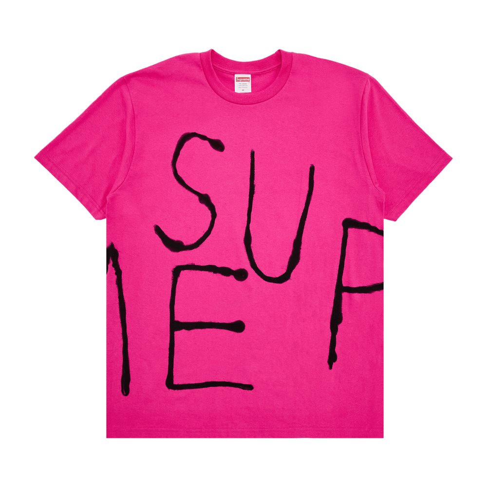 Buy Supreme Painted Tee 'Fuchsia' - SS25T58 FUCHSIA | GOAT
