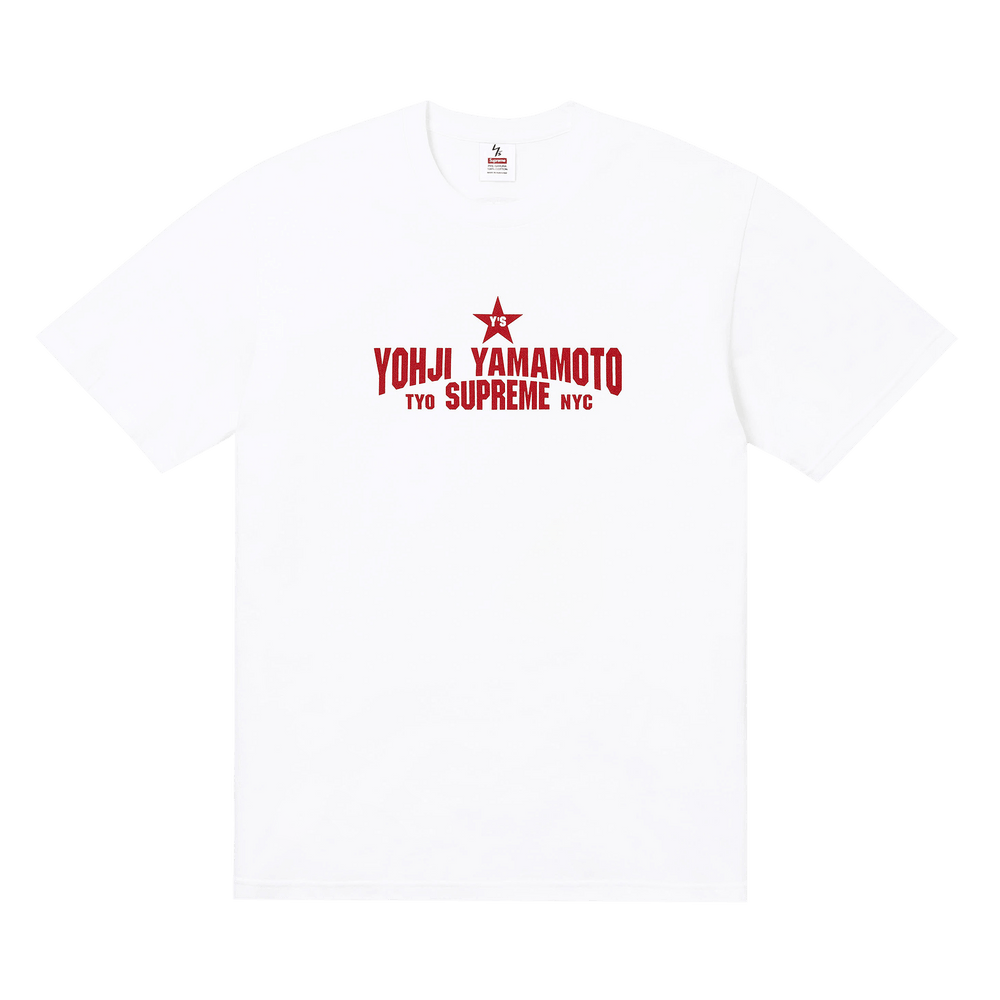 Buy Supreme x Y's Star Tee 'White' - FW25T3 WHITE | GOAT